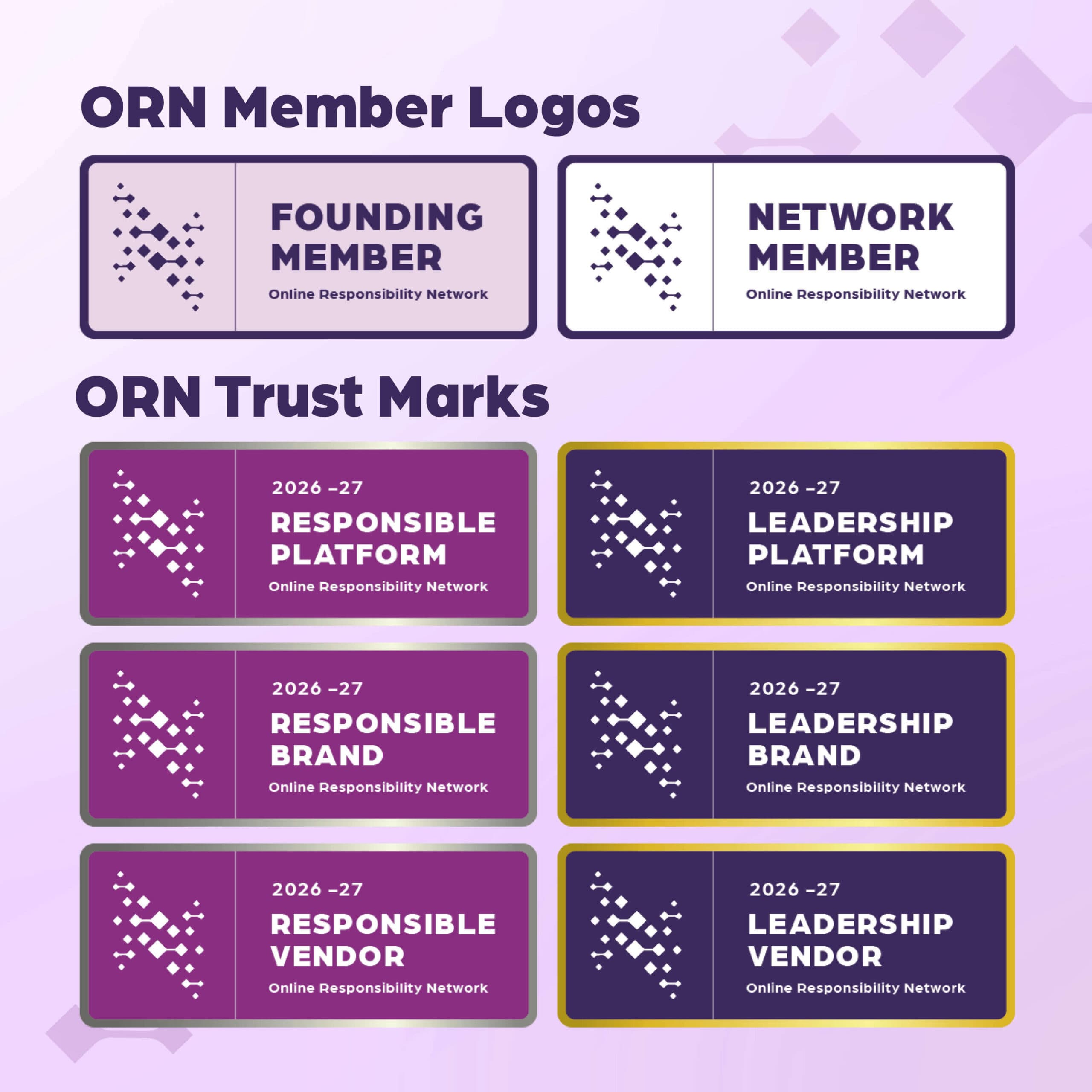 Online Responsibility Network's trust marks